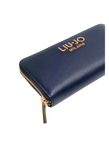 Liu Jo large zipped wallet, blue