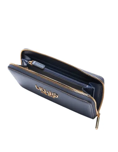 Liu Jo large zipped wallet, blue