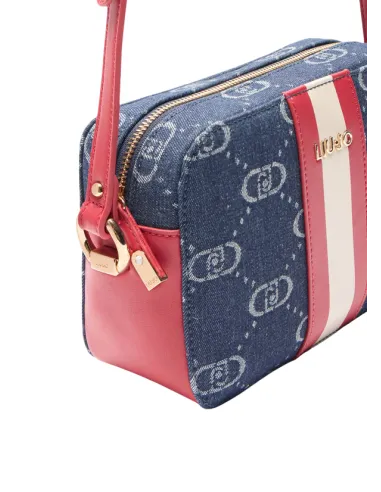 Borsa a tracolla con logo Liu Jo,...