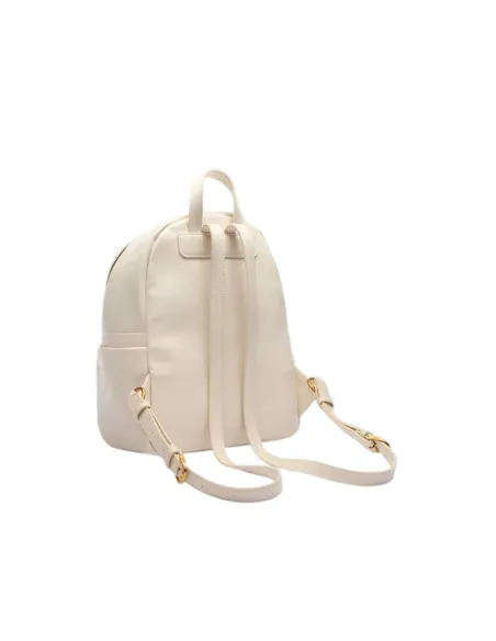 Zaino donna con logo e catena Liu Jo, crema