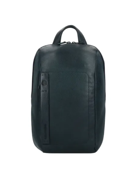 Piquadro P15S small laptop backpack, blue