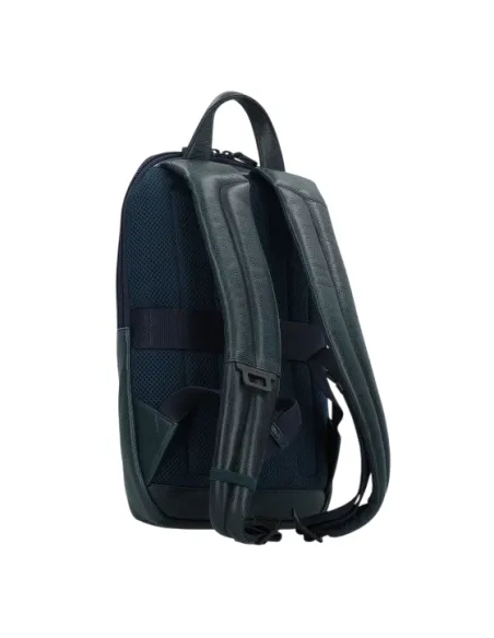 Piquadro P15S small laptop backpack, blue