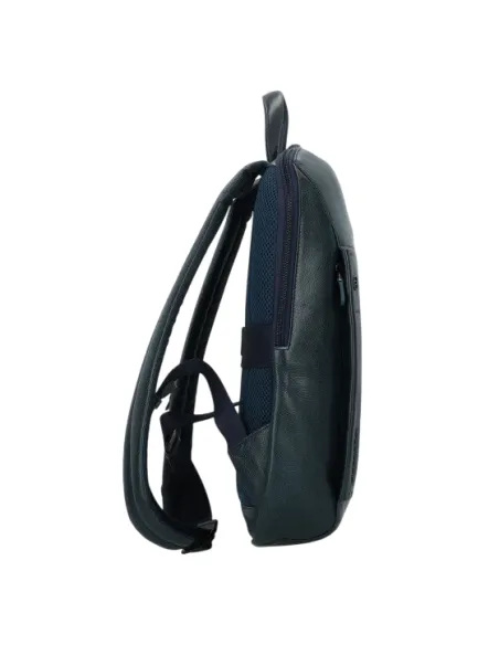 Piquadro P15S kleiner Laptop-Rucksack, blau
