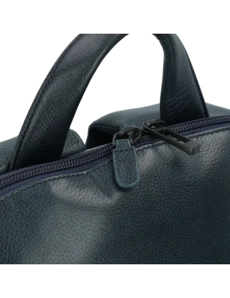 Piquadro P15S kleiner Laptop-Rucksack, blau