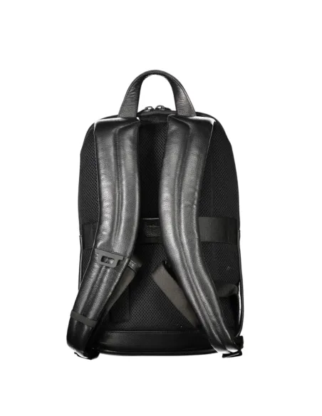 Piquadro P15S kleiner Laptop-Rucksack, schwarz