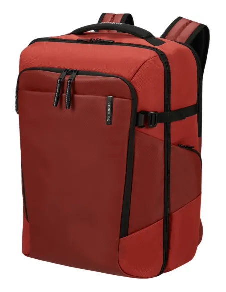 Samsonite Armox travel backpack with 17.3 laptop compartment, rust