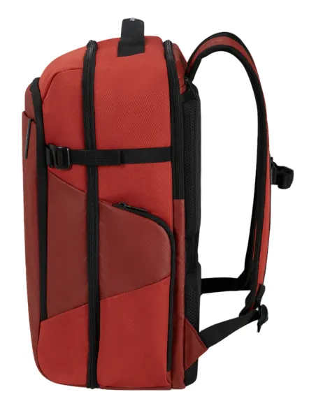 Samsonite Armox travel backpack with 17.3 laptop compartment, rust