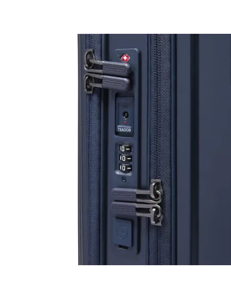 Kabinentrolley mit Laptop-Frontfach Piquadro PQ-Light, blau