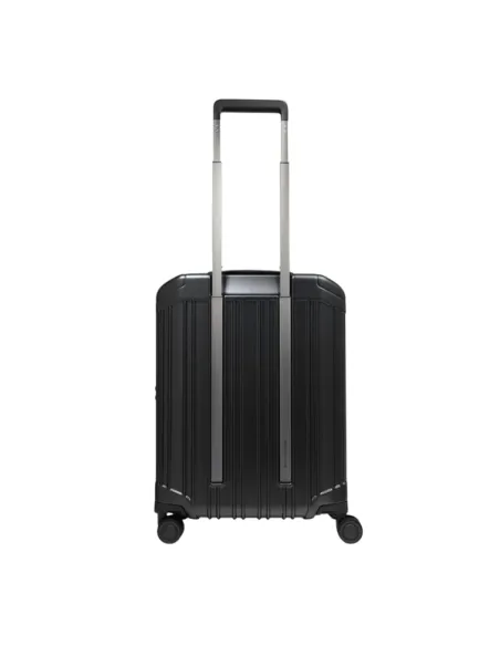 Trolley Piquadro con tasca frontale, nero