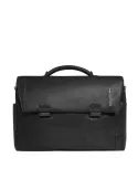 Cartella in pelle porta pc Piquadro Cronus, nera