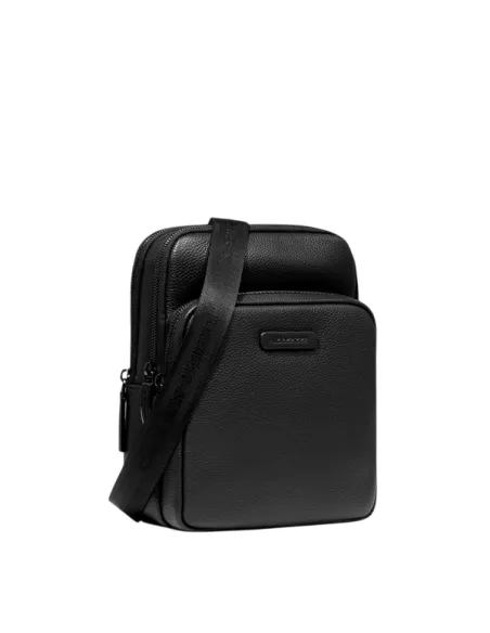 Piquadro Modus men's cross-body bag with two compartments, black