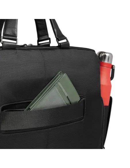 Cartella porta PC a due comparti Piquadro Orion, nera