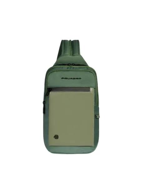 Monospalla indossabile a zaino Piquadro Orion, verde