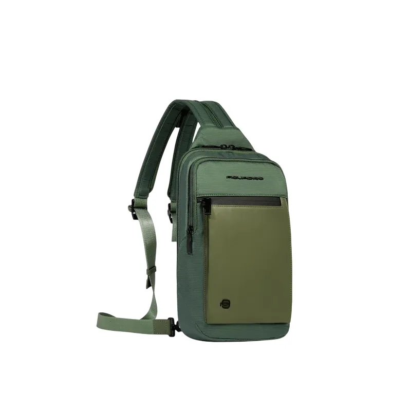 Piquadro Orion Umhängetasche/Rucksack, grün 2