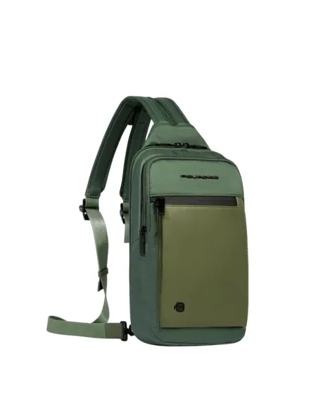 Piquadro Orion mono-sling bag/backpack, green