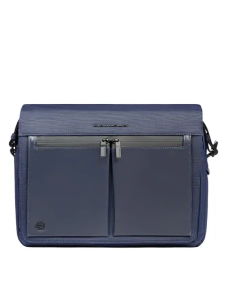 Piquadro Orion 13.3 Laptop- Messenger, blau