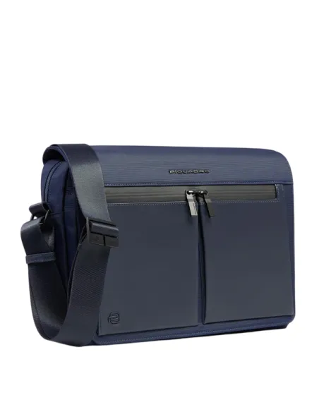 Piquadro Orion 13.3 laptop messenger, blue