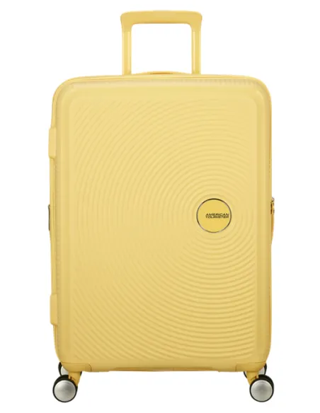 American Tourister Expandable trolley 67 cm, pastel yellow