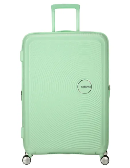 Expandable polypropylene trolley 77 cm SoundBox, pastel green