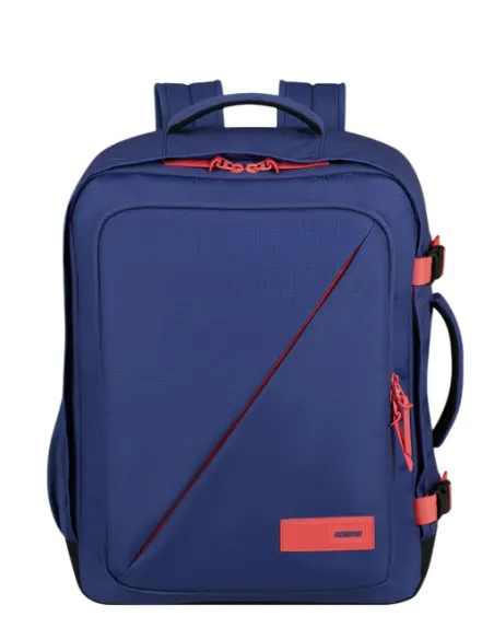 American Tourister Take2cabin travel backpack with 15.6 laptop compartment, Dusk Purple/Sunset Coral