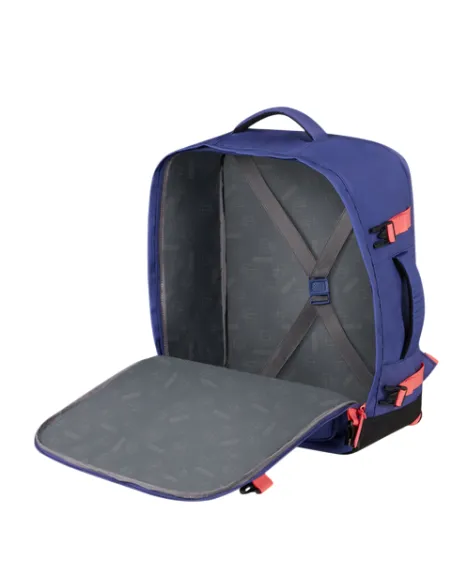 American Tourister Take2cabin travel backpack with 15.6 laptop compartment, Dusk Purple/Sunset Coral