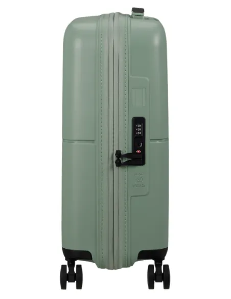 American Tourister DashPop expandable cabin trolley, iceberg green