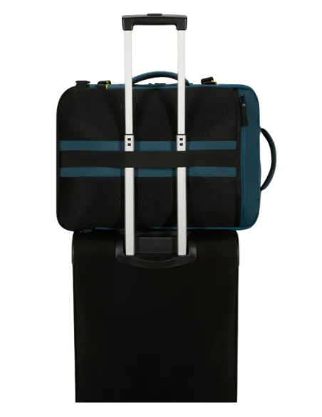 Erweiterbarer großer Reiserucksack American Tourister, harbor blue