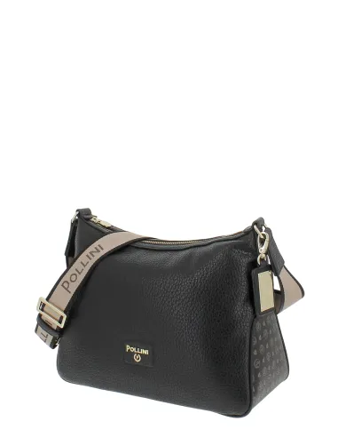 Pollini black shoulder bag with...
