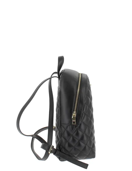 Pollini quilted women's backpack, black