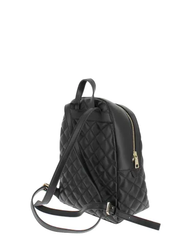 Pollini quilted women's backpack, black