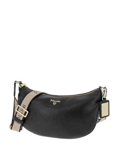Pollini medium cross-body bag, black