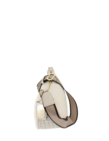 Pollini medium cross-body bag, cream
