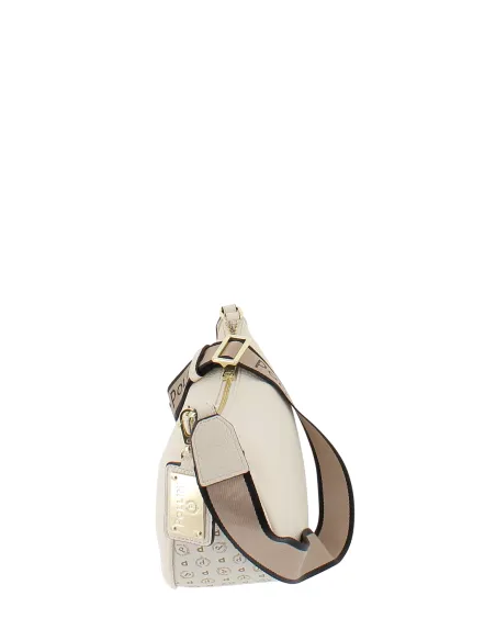 Borsa donna a tracolla Pollini, avorio