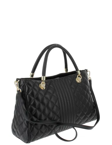 Pollini Damen gesteppte Handtasche,...