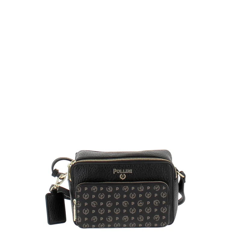 Borsa a tracolla Pollini, nera