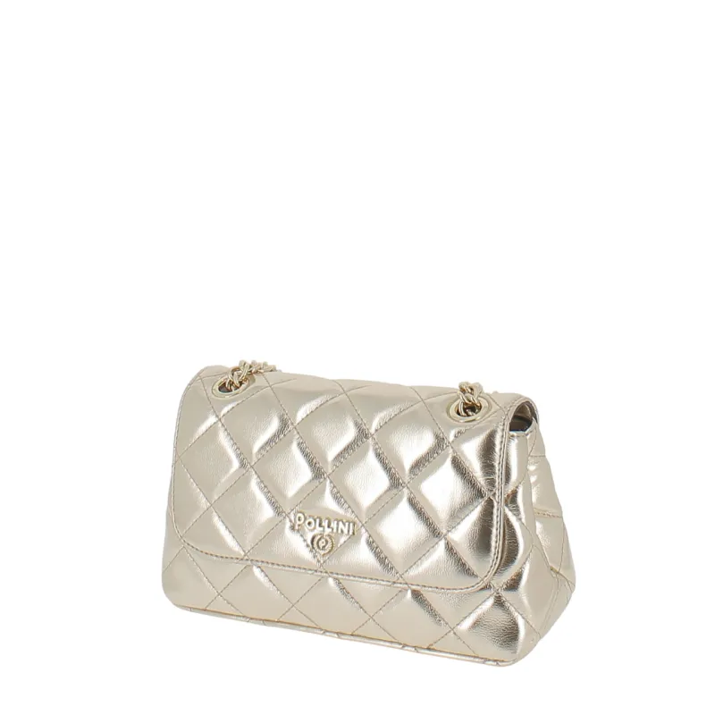 Pochette donna Pollini laminata, oro 2