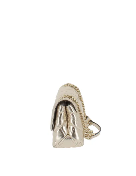 Pochette donna Pollini laminata, oro