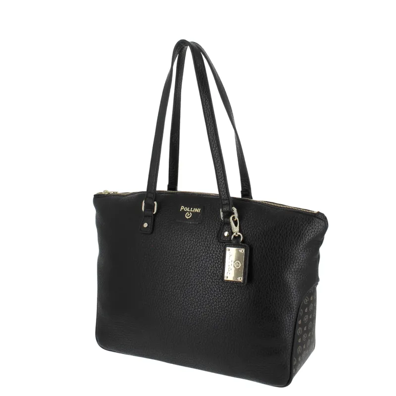 Pollini Einkaufstasche, schwarz 2