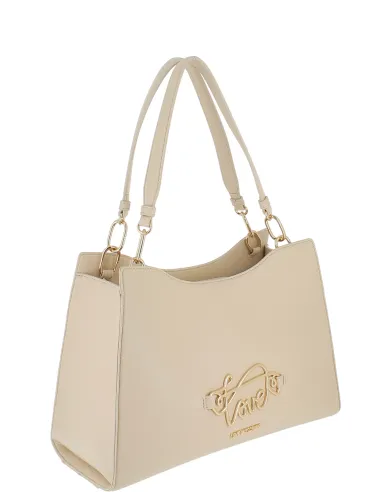 Love Moschino Einkaufstasche, creme