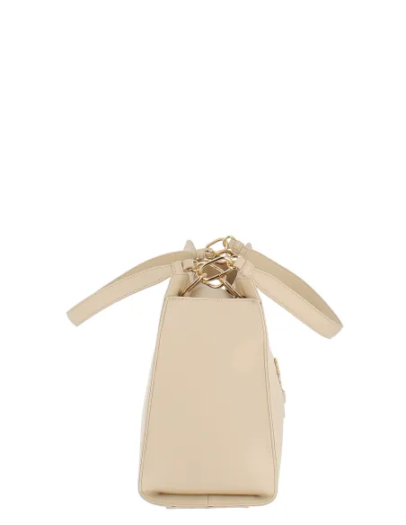 Love Moschino shopping bag, cream