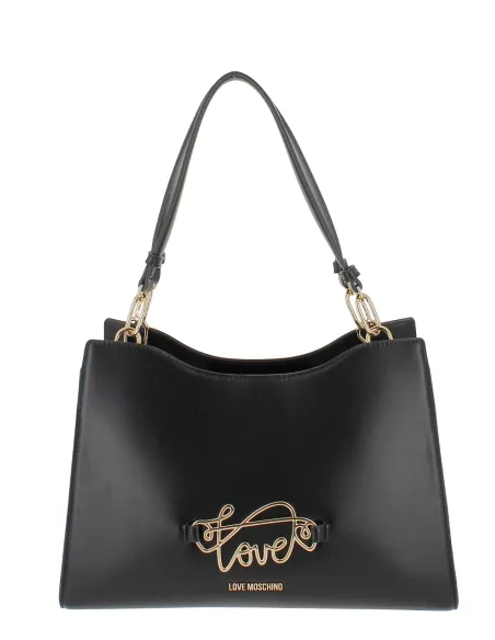 Love Moschino Einkaufstasche, schwarz