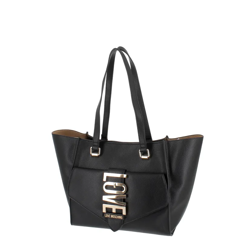 Borsa shopping Love Moschino, nera 2