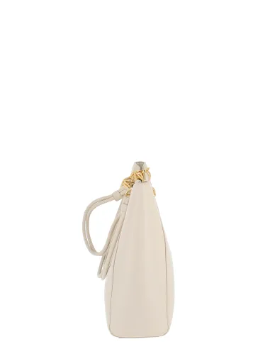 Love Moschino Jewel shopping bag, ivory