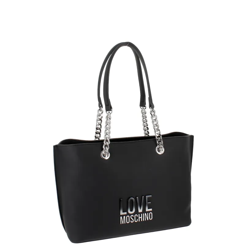 Love Moschino Einkaufstasche, schwarz 2
