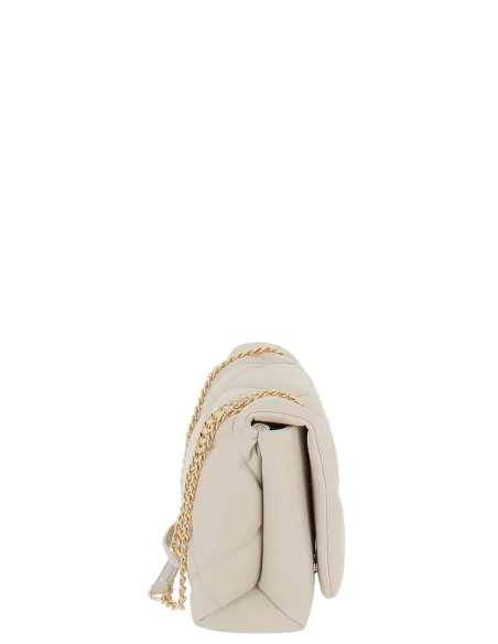 Love Moschino gesteppte Damen-Tasche, creme
