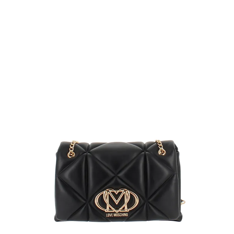 Love Moschino quilted women's bag, black