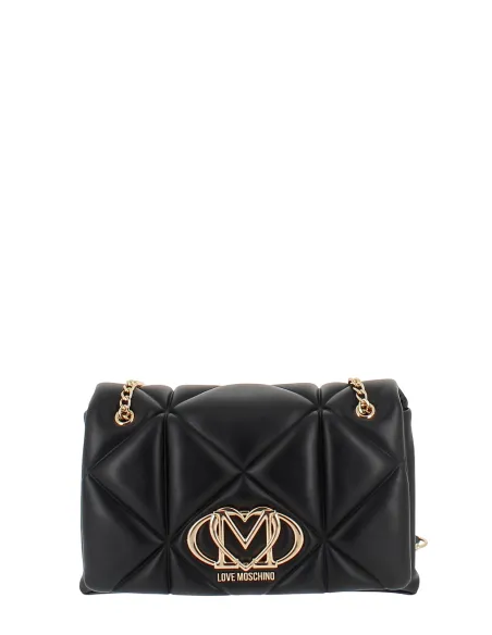 Love Moschino gesteppte Damen-Tasche, schwarz