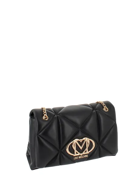 Borsa donna trapuntata Love Moschino, nera