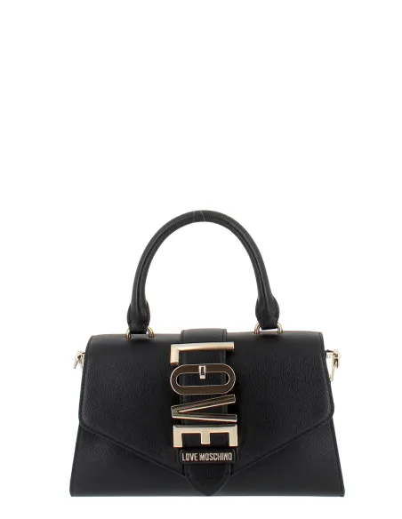 Borsa a mano piccola Love Moschino, nera