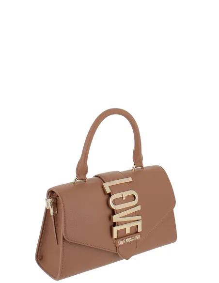 Love Moschino kleine Handtasche, camel